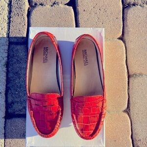 Michael Kors leather loafers